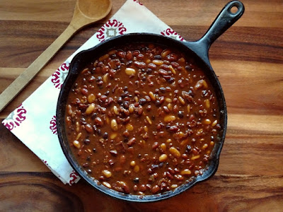 Cowboy Beans {on my plate blog}