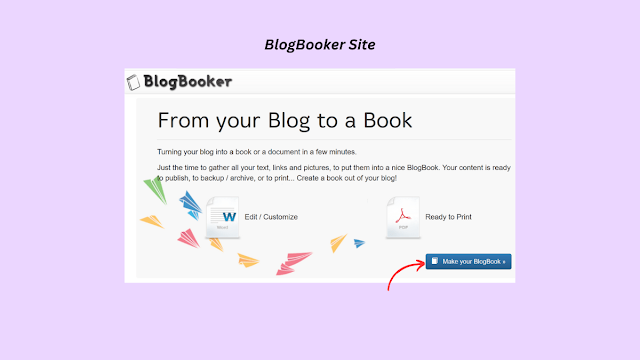 BlogBooker site