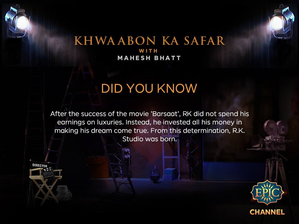 Khwaabon ka Safar with Mahesh Bhatt Epic Tv serial wiki, Full Star-Cast and crew, Promos, story, Timings, TRP Rating, actress Character Name, Photo, wallpaper