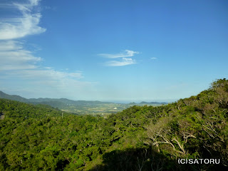 石垣島のバンナ公園展望台から白保方面の風景写真