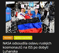 NASA odsoudila oslavu ruských kosmonautů na ISS po dobytí Luhanska - AzaNoviny