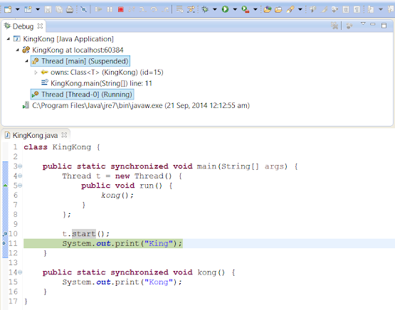 difference between start and run method in Java