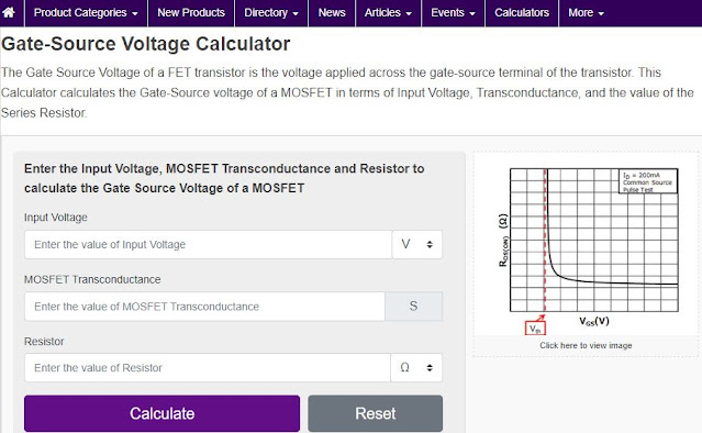 Website Kalkulator MOSFET Online Gratis Terbaik-2