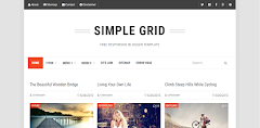 Download Simple Grid Responsive Blogger Template