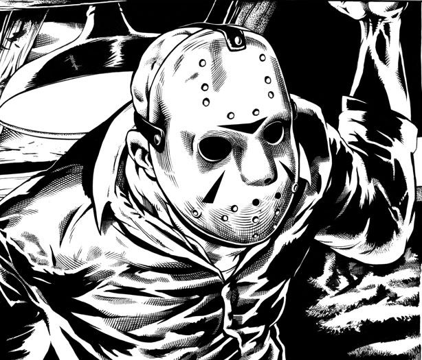 Creepy Tees Friday The 13th Part 3 Box Packaging Art Teased