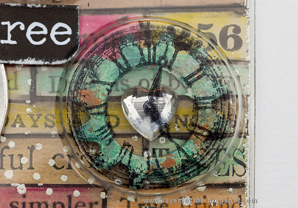 Layers of ink - Recycle Words ATC Tutorial by Anna-Karin with Tim Holtz ideaology