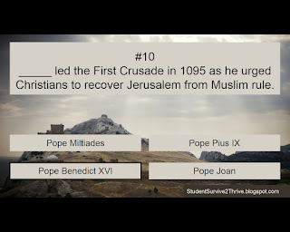 The correct answer is Pope Benedict XVI.