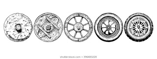 Evolution of the wheel