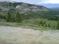 view on the way to Crested Butte, CO