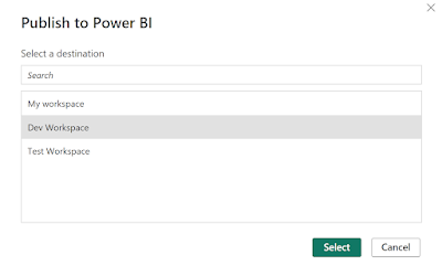 Power BI Desktop Publish