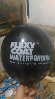 balon printing hitam cat putih flexy coat bandung
