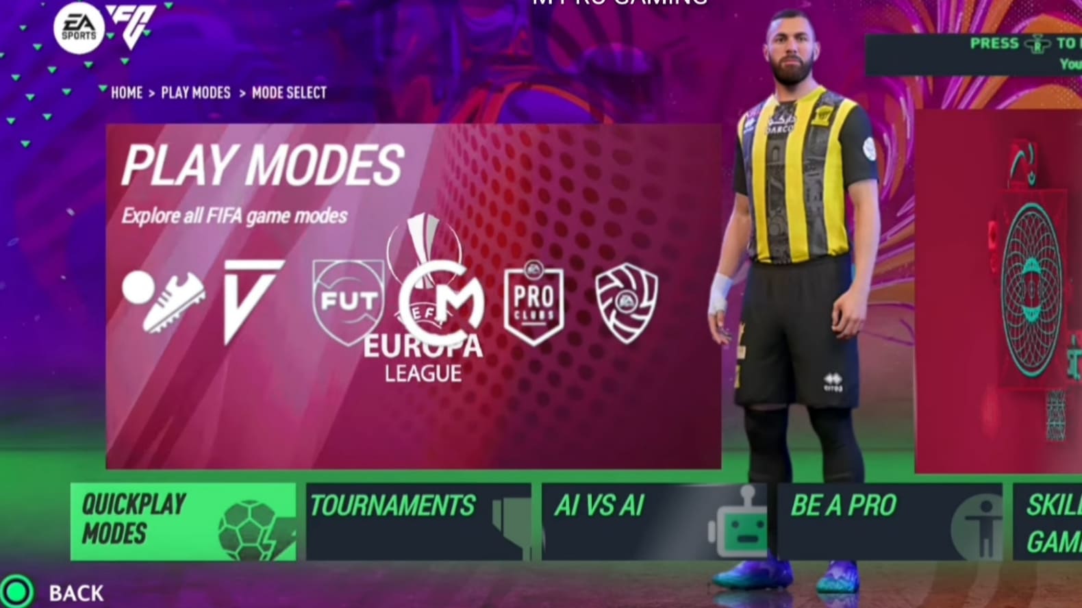 FC Mobile 24 Progress