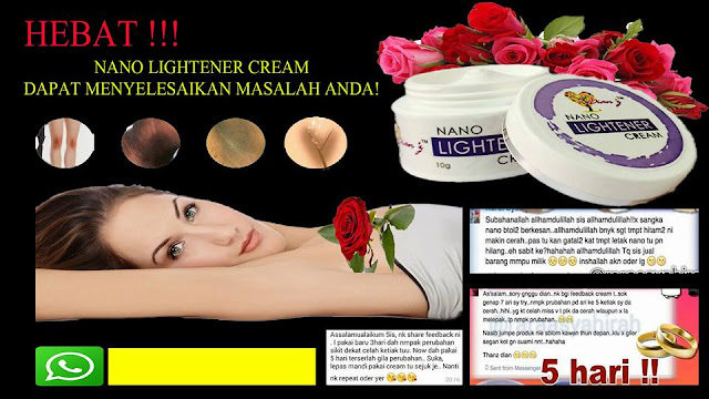 Nano lightener cream dianz pixy