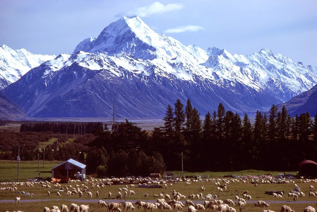 Keindahan New  Zealand  Pada Tahun 1978 Pemandangan  