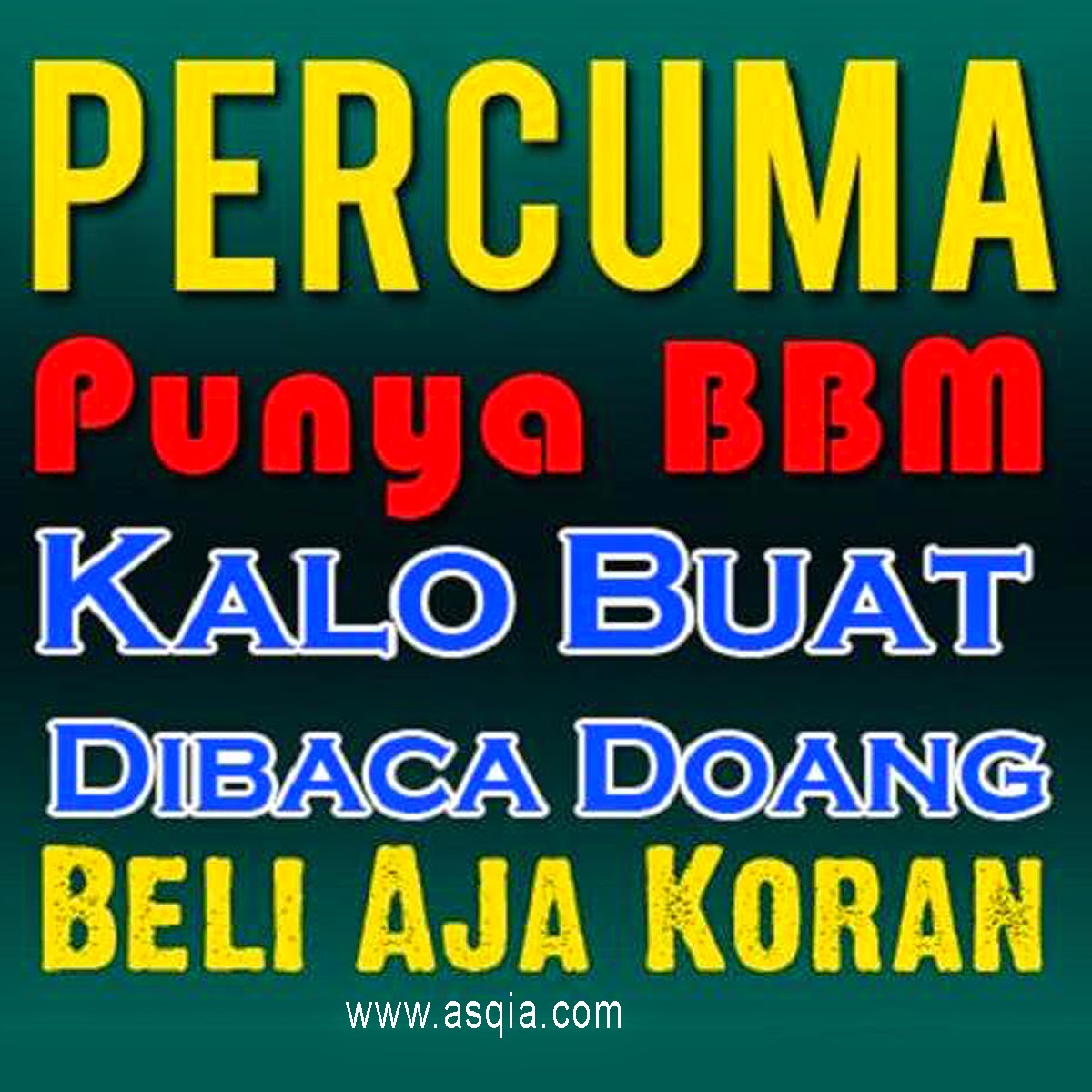 Dp BBM Lucu Terbaru 2 Asqia Simon