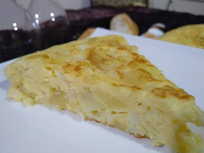 Tortilla de bacalao con patatas