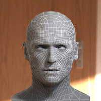 3d model Clint Eastwood head