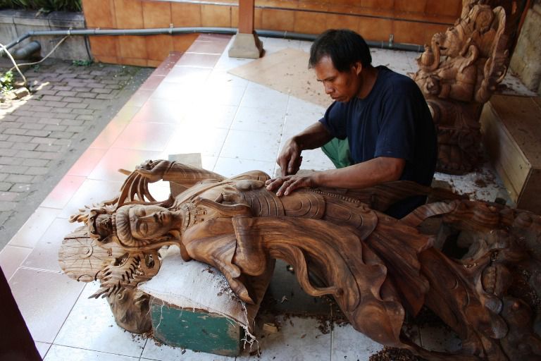 Wood Carving - Mas Village Gianyar Bali Holidays, Tours, Attractions