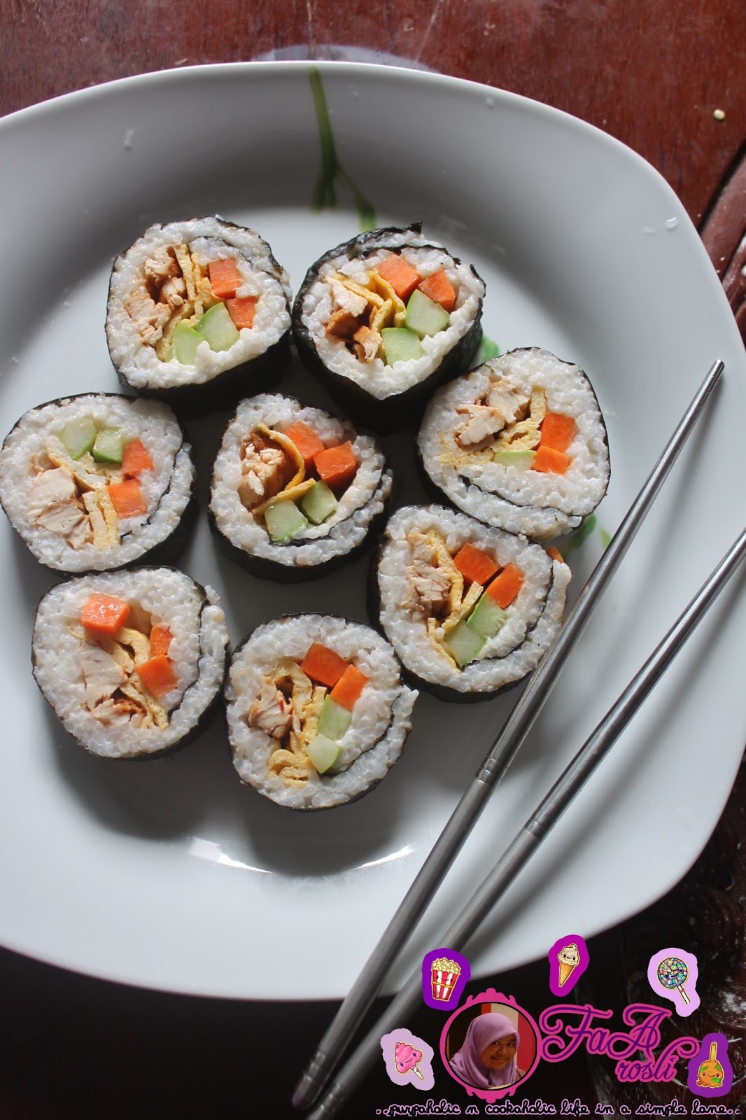 Faa.rosli: Kimbap / Korean Sushi