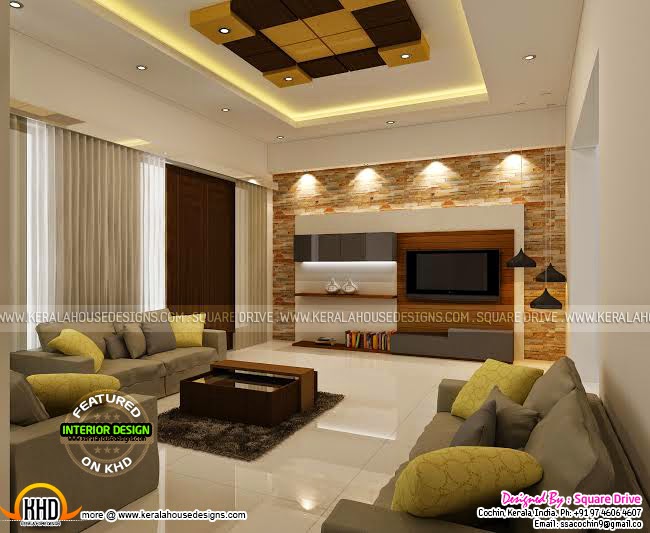 Cochin interior design Kerala home design and floor plans 