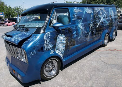 Star Wars Custom Art Van