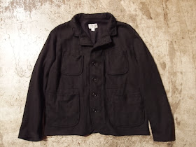 fwk by engineered garments knit jacket-cotton/wool jersey