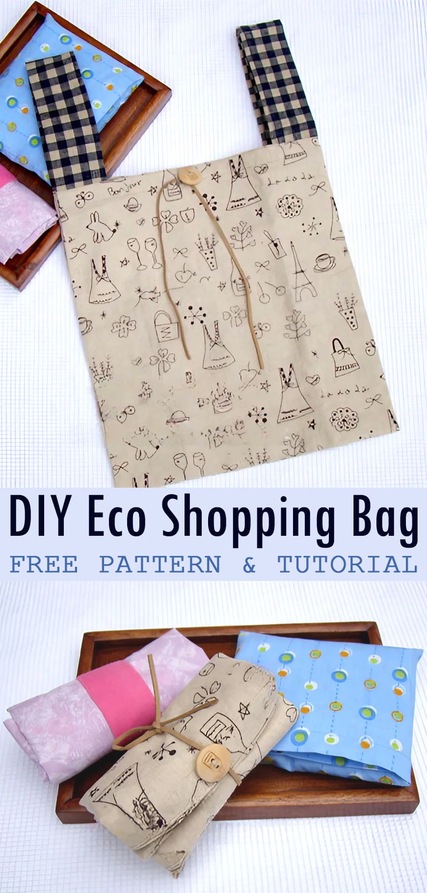 DIY Fabric Shopping Bag