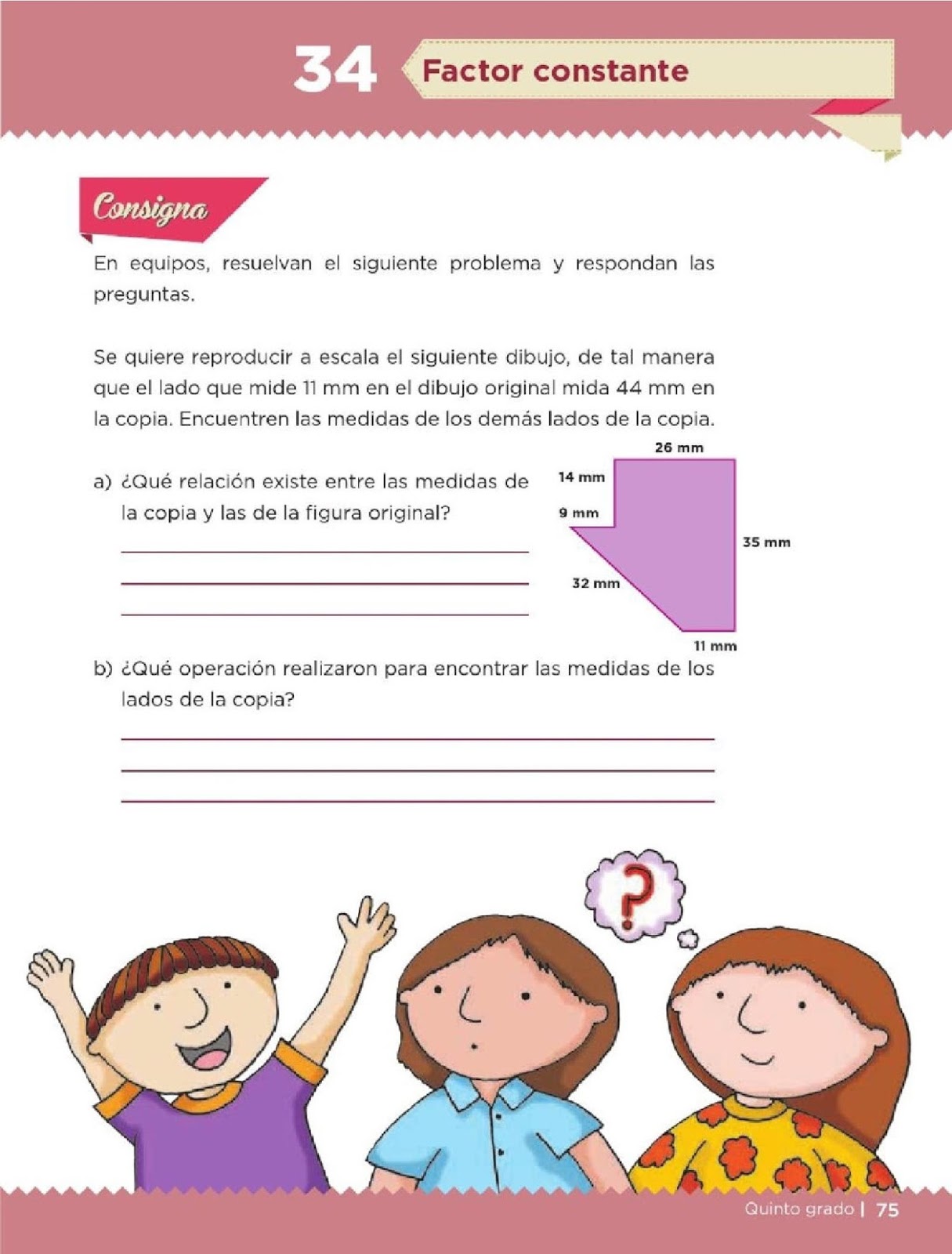 Factor constante . Bloque II - Lección 34 ~ Apoyo Primaria