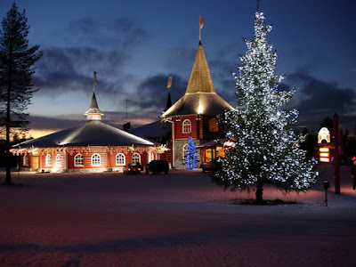 Moment Christmas In Santa Claus Village, Finland