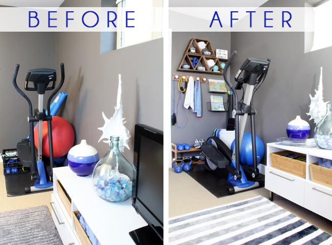 Stylish Home Gym Ideas for Small Spaces | Blue i Style ...