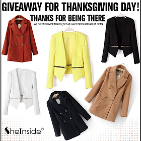 Sheinside Giveaway .... 