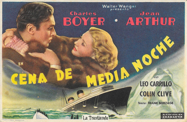 Programa de Cine - Cena de Media Noche (1945) - Charles Boyer - Jean Arthur