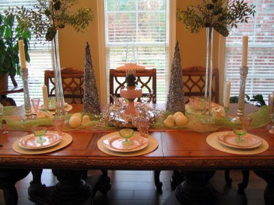 Decorating A Dining Room Table With Candles