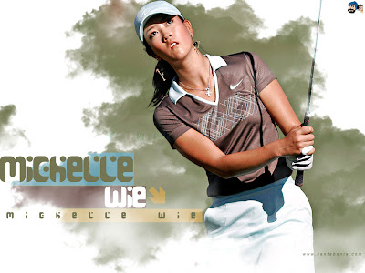 Golf Fashion Michelle  Pictures on Wallpapers And Pictures  Michelle Wie Hot Top Golf Player Wallpapers
