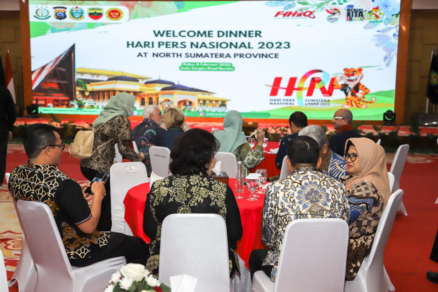 dr Susanti Dinner Hari Pers Nasional Tahun 2023 Bersama Gubernur Sumut