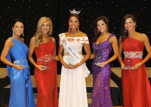 The Top Five at Miss Arkansas 2010. What an experience Miss Arkansas was 