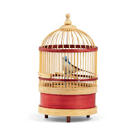 Mechanical Birds In Cage