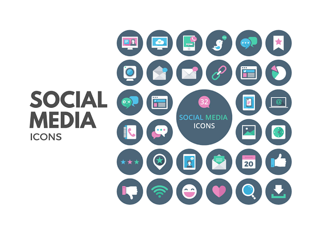 Download 32 Social Media Vector Icons Free Download : Freebie ...