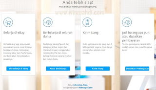 akun paypal sudah aktif