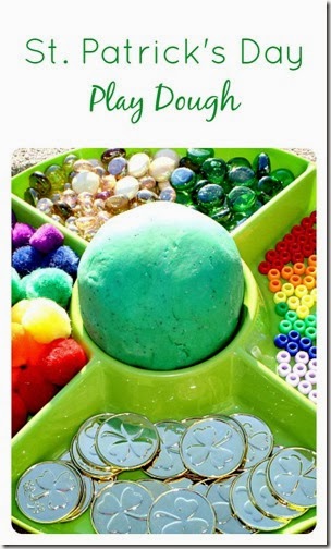 st. patrick's play dough