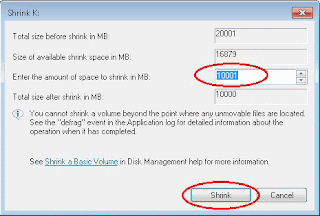 Partisi Hardisk tanpa Software