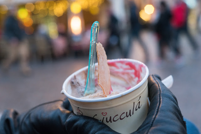 Italian Ice cream at Piazza Navona