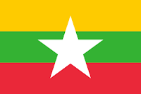 drapeau de la Birmanie / Myanmar