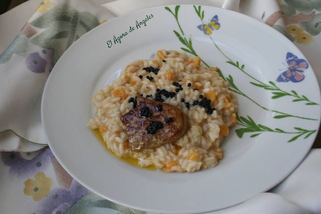 Risotto de calabaza El Ágora de Ángeles