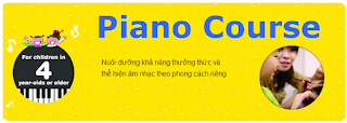 Piano Course, học Piano, Học Piano dành cho trẻ mầm non 