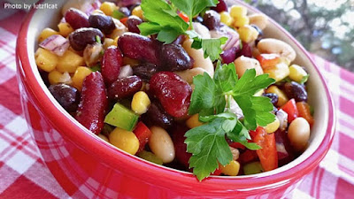 Summer Kidney Bean and Corn Salad