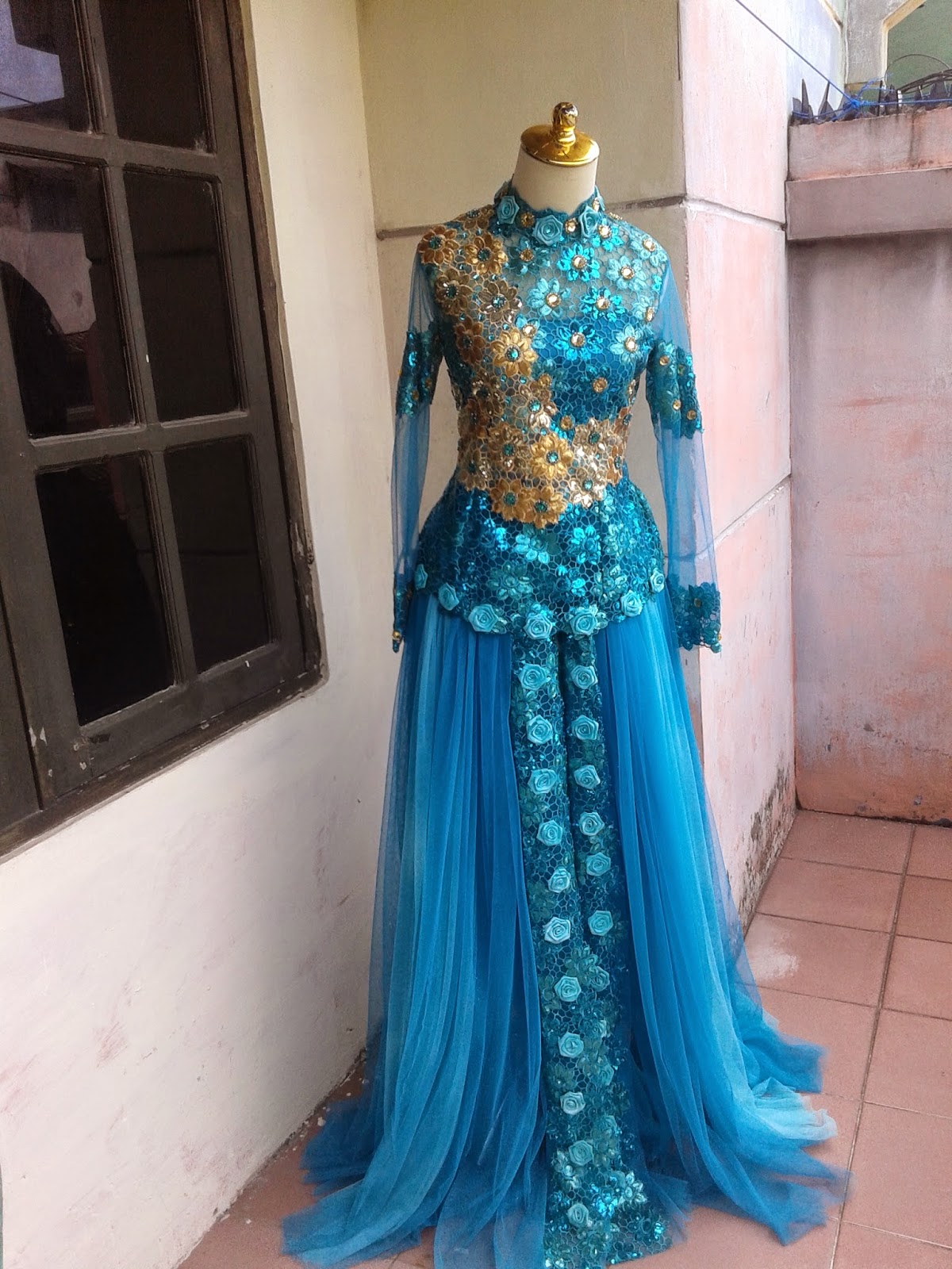 Populer 37 Kebaya Warna  Hijau  Tosca Muda