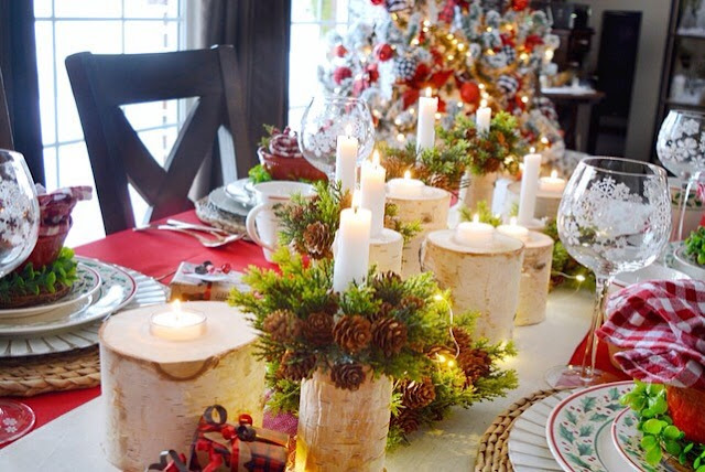 Dining Delight: Cozy Country Christmas Tablescape