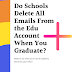 Do Schools Delete All Emails From the Edu Account When You Graduate?