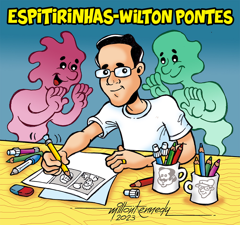 Espitirinhas humor espiritismo Milton Kennedy